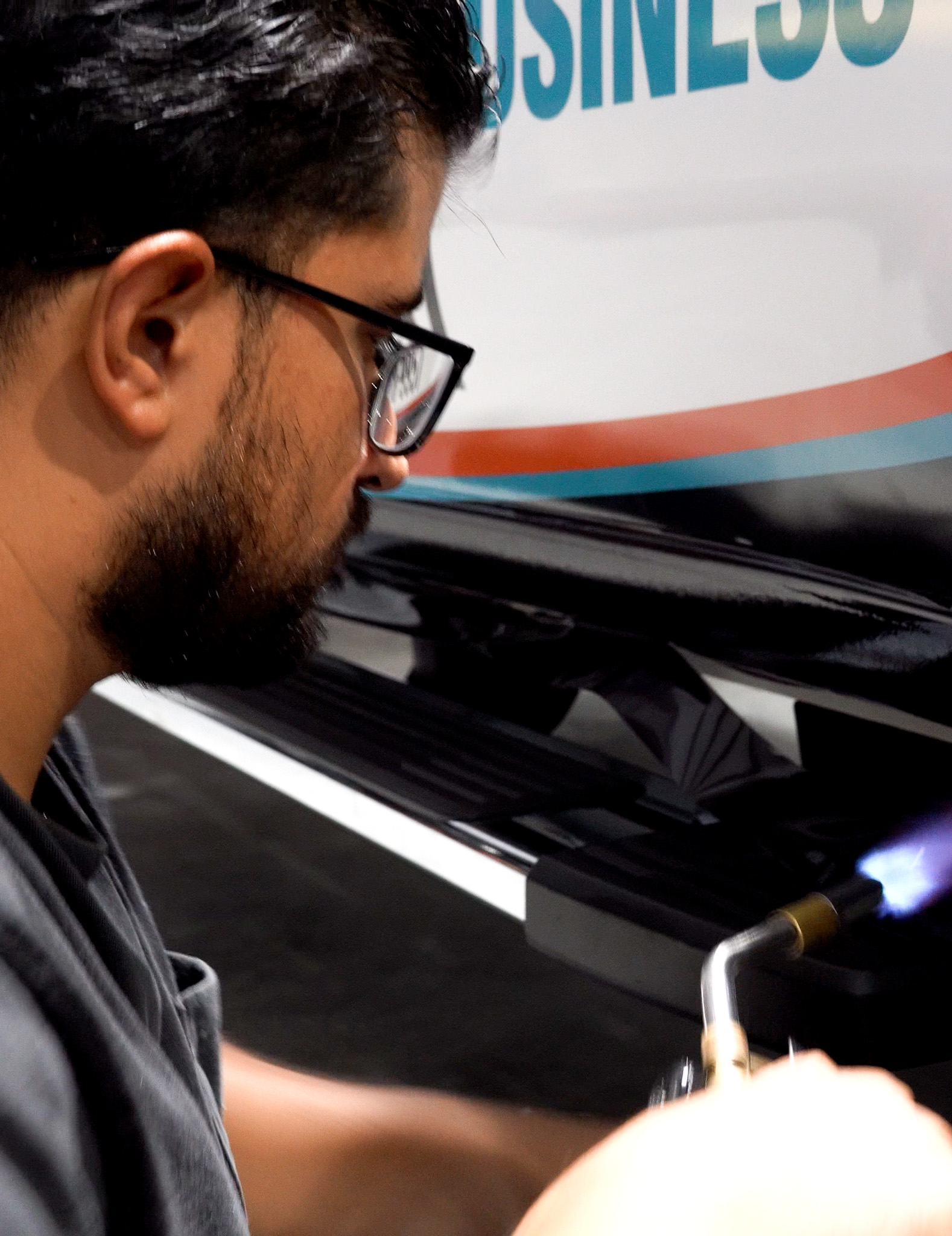 Performante Wraps material and print production for a fleet wrap