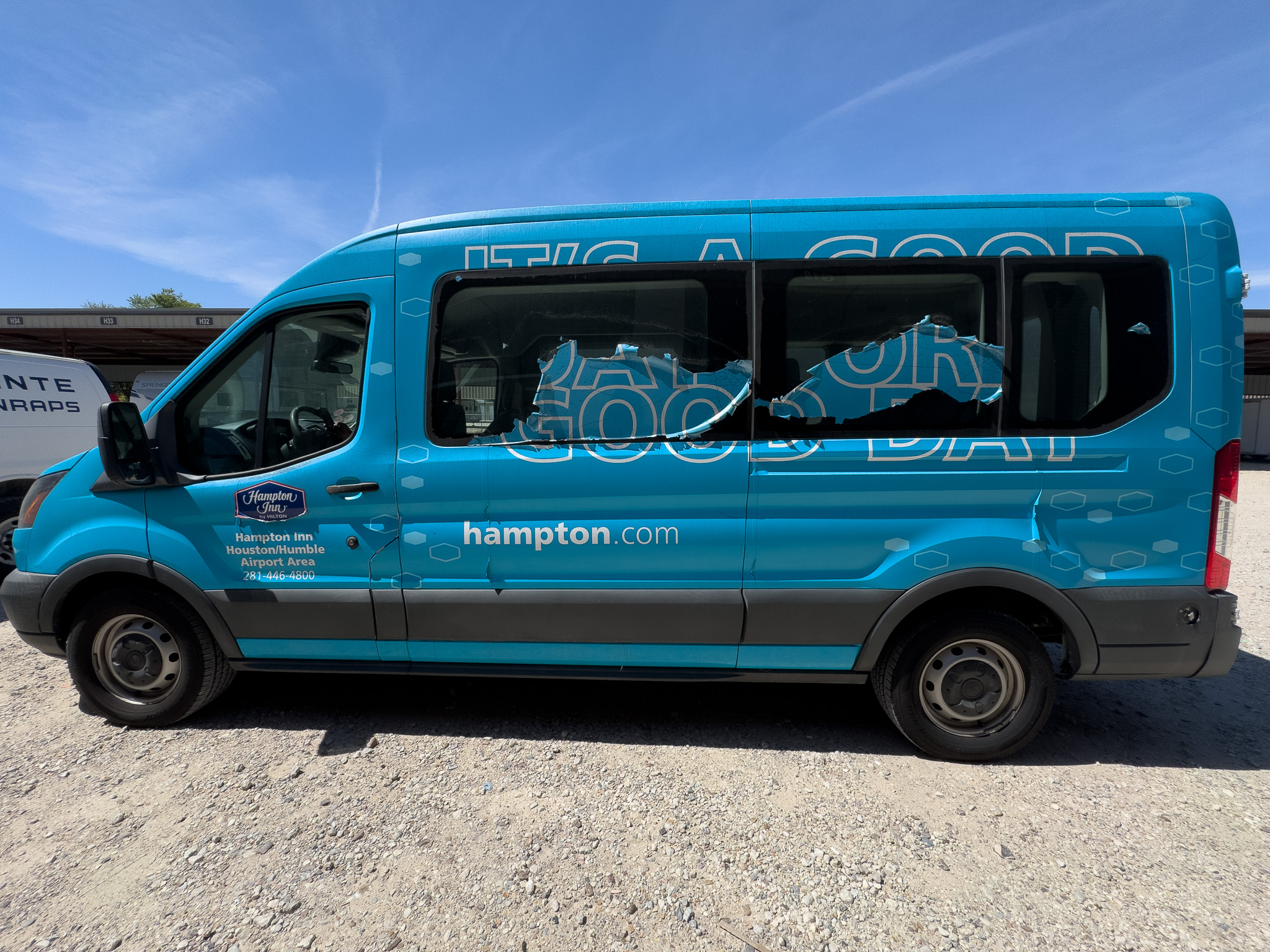 Branded commercial fleet wrap
