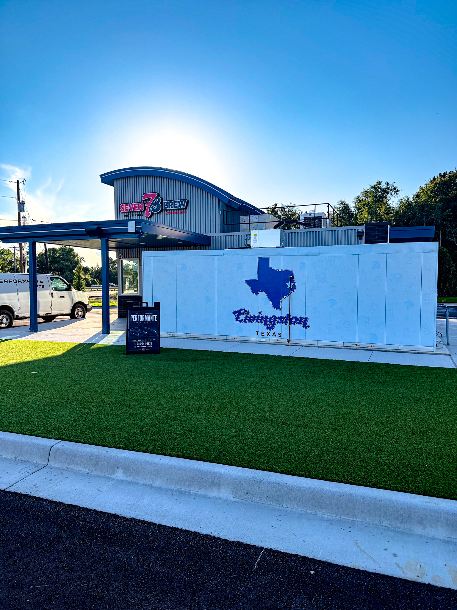 Branded signage graphics