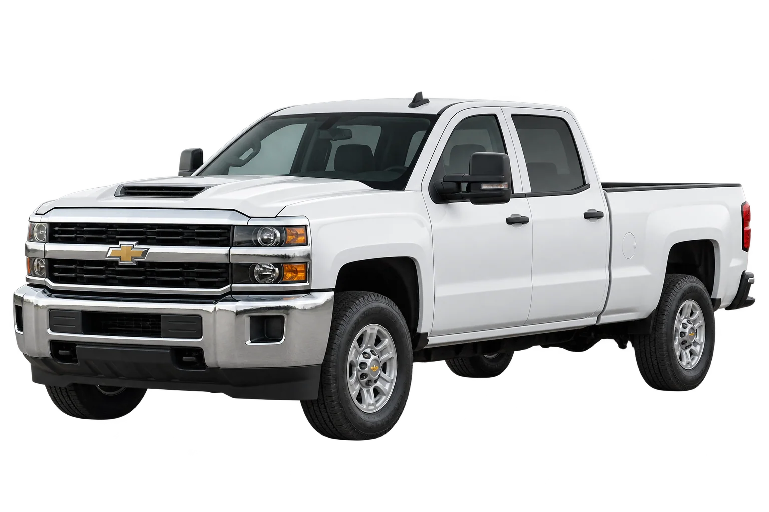 White Chevrolet Silverado 2500 HD